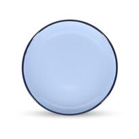 Mėlynos spalvos desertinė iš akmens masės lėkštė ø 18 cm Duo – ONA