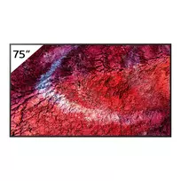 Sony FW-75BZ40P 75 colių 4K Ultra HD profesionalus ekranas su Android TV, 620 cd/m² ryškumu, 300x300 VESA, juodos spalvos