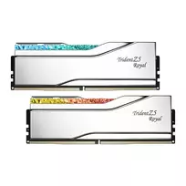 G.Skill Trident Z5 Royal RGB 48GB (2x24GB) DDR5-8400 CL40 stalinio kompiuterio atminties rinkinys - poliruotas sidabras