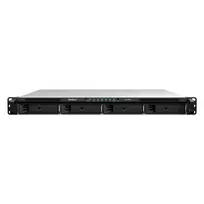 Synology RS826RP+ 4 diskų 1U stelažinis NAS, AMD Ryzen V1500B, 8GB DDR4 ECC, 4x 1GbE, atsarginis maitinimas