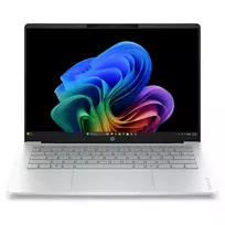 HP OmniBook 5 14-hh0470ngx nešiojamas kompiuteris, Intel Core Ultra 7 155H, 16GB RAM, 512GB SSD, 14 colių WUXGA IPS, Windows 11 Home, vokiška klaviatūra, sidabrinis