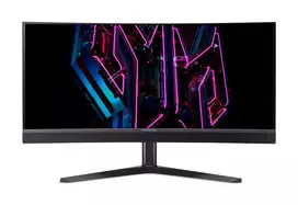 Acer Predator X34QXC Ergo OLED 86 cm 34 colų lenktas WQHD ZeroFrame OLED 360 Hz 21:9 0,03 ms (GTG) 1300 nitų 2x HDMI 2.1 2x DP 1x USB-C įmontuoti garsiakalbiai