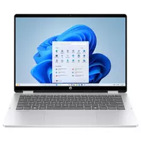 HP OmniBook 5 Flip 14-fp0051ngx 2-in-1 nešiojamas kompiuteris, 14 colių WUXGA jutiklinis ekranas, Intel Core 5 120U, 16GB RAM, 512GB SSD, Windows 11 Home, vokiška klaviatūra