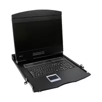 LOGILINK 19 colių LCD KVM konsolė su VGA, JAV klaviatūros išdėstymu (LC902US)