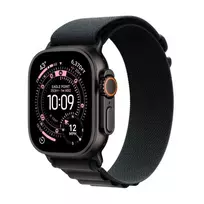 Apple Watch Ultra 3 GPS + Cellular 49mm Black Titanium Case with Black Alpine Loop - Large (Model A3281, MF0X4QR/A)