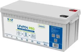 Volt Polska LiFePO4 PRO 25.6V 200Ah (200A) baterija su BMS Bluetooth + kilimėliu