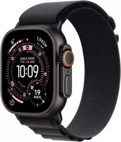 Apple Watch Ultra 3 GPS + Cellular 49mm juodo titano korpusas su juodu Alpine Loop dirželiu (didelis), modelis A3281 MF0X4QI/A