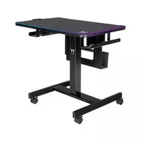 Thermaltake CycleDesk 100 GGD elektrinis reguliuojamo aukščio stalas su RGB apšvietimu, juodas