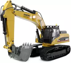 Amewi G705E metalinis ekskavatorius 1:14 RTR geltonas 14+