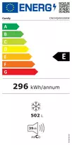 Candy CNCHQ2S520EW Skalbimo mašina, 7 kg, 1400 aps/min, B energijos klasė, NFC, balta