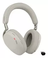 Jabra Evolve3 85 UC belaidės ausinės su aktyviu triukšmo slopinimu ir Link 390C adapteriu, šiltai pilka