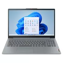 Lenovo IdeaPad Slim 3 15ABR8 nešiojamas kompiuteris, 15.6 inch FHD, AMD Ryzen 5 5625U, 8GB DDR4, 256GB SSD, Windows 11 Home, vokiška klaviatūra, Arctic Grey