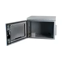 EFB Elektronik 691707IP55.2G - 19 inch 7U IP55 sieninis spintos korpusas, pilkas (RAL 7035), 600x600x400 mm, 100 kg apkrova
