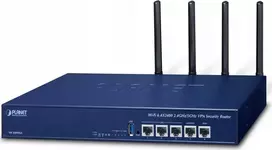 PLANET VR-300W6A Enterprise Wi-Fi 6 AX3000 Dual-Band Gigabit Router su VPN, VLAN, QoS, HA, AP valdikliu, 2x WAN SD-WAN, 3x LAN