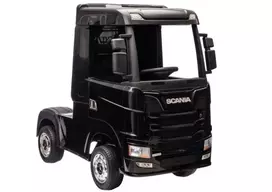LEAN CARS Scania 500R HL698 Black 4x4 – elektrinis vaikiškas visureigis