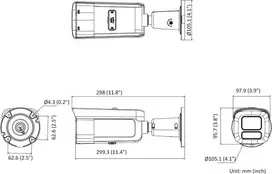 Hikvision Pro Series su AcuSense DS-2CD2646G2HT-IZS(2.8-12)/eF/BLK Bullet IP lauko vaizdo kamera 2688 x 1520 pikselių, lubų/sienos