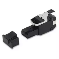 Belden RVAFPUBK-B24 REVConnect 10GX UTP lauko montavimo RJ45 kištukas, 6A kategorija, juodas