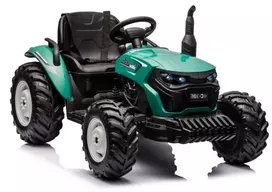 LEAN CARS vaikiškas traktorius su akumuliatoriumi HC-306 tamsiai žalias 24V