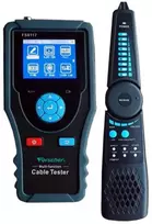 FORSCHER FS8117 kabelių testeris RJ45, RJ11, BNC, USB, FireWire