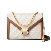 MICHAEL KORS Gwen Crossbody Rankinė 35S5GWHL8BVAN Vanilla, 24x18x8 cm