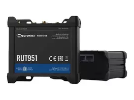 Teltonika RUT951 Dual SIM eSIM 4G LTE Cat 4 Wi-Fi maršrutizatorius su JK maitinimo šaltiniu