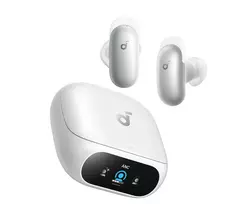 Anker Soundcore Liberty 5 Pro belaidės ausinės su adaptyviu ANC ir LDAC, Perlų baltumo