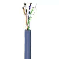 Goobay Cat 6a U/UTP tinklo laidas, 305 m, vientisas varis, AWG 23, LSZH, mėlynas (96097)