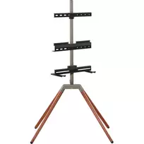 ONE FOR ALL Universal TV Stovas Quadpod 32-65 colių televizoriams, 30 kg, VESA 400x400, juodas
