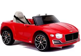LEAN CARS Bentley Continental GT 12V elektrinis automobilis vaikams - raudonas