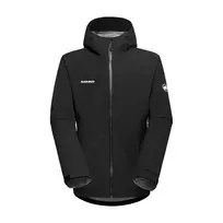 MAMMUT Linard Guide HS Hooded vyriška GORE-TEX hardshell striukė, juoda