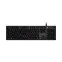 Logitech G512 Carbon mechaninė žaidimų klaviatūra - GX Brown Tactile, LIGHTSYNC RGB, USB jungtis, aviacinio aliuminio korpusas, pilno dydžio