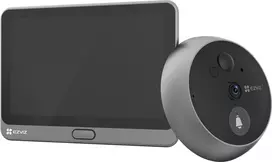 Ezviz CS-CP4 2MP Wi-Fi skaitmeninis durų žiūronas su 4.3 colio ekranu, sidabrinis