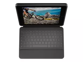 Logitech Rugged Folio Graphite klaviatūros dėklas, skirtas iPad 7/8/9