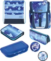 Herlitz FiloActive XL Plus Cosmic mokyklinė kuprinė su penalais ir sportiniu krepšiu
