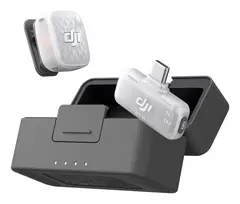 DJI Mic Mini 2S belaidė mikrofonų sistema (1 siųstuvas + 1 mobilus imtuvas + įkrovimo dėklas)