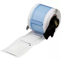 BRADY PermaSleeve termosusitraukianti vielos žymėjimo įvorė, juoda ant baltos, 0,75 inch plotis, 21 pėda, 16-10 AWG