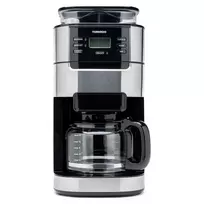 Tornado TCM1025A-GS Kavos Virimo Aparatas su Malūnėliu, 1.25L, 1000W, Nerūdijančio Plieno/Juodos
