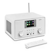 MEDION MD 88069 internetinis radijas su DAB+, FM, Bluetooth ir Wi-Fi, baltas