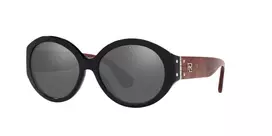 RALPH LAUREN Moteriški akiniai nuo saulės RL8191-53986G Havana Butterfly su rudais gradientiniais lęšiais 55/17/135 mm