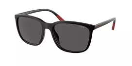 RALPH LAUREN vyriški akiniai nuo saulės PH4185U537587 – kvadratinis Havana rėmelis, tamsiai žali lęšiai, 56/18/145 mm