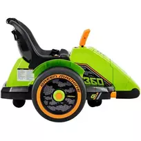 Huffy Green Machine 360 elektrinis važinėjamas automobilis - 6V, 360° dreifas, žalia/juoda, amžius 3-7