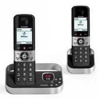 ALCATEL 8517110010 DECT belaidis telefonas su 2 rageliais, juodas