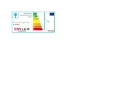 ESYLUX EN10017551 LED avarinis šviestuvas su 3 val. baterijos atsarga, 14 m atpažinimo atstumas, IP54, sieninis/lubinis, su piktogramomis