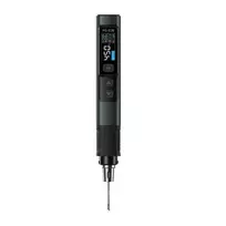 FNIRSI HS-02B Plus Tool Box 100W USB-C PD lituoklis su 0.87 inch OLED ekranu, 80-420°C, įšyla per 6 s, aliuminio korpusas, reguliuojamas miego/išjungimo režimas, atnaujinama programinė įranga
