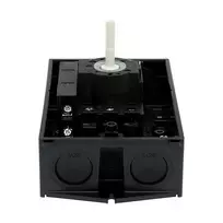 Eaton P1-25/I2/SVB/HI11 25 A 3 polių pagrindinis jungiklis su avariniu išjungimu, montuojamas paviršiuje, raudonas/geltonas