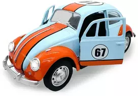 JAMARA 402600 Volkswagen Beetle 1967 m. 1:28 automobilio modelis, šviesiai mėlynas, 3+ metų