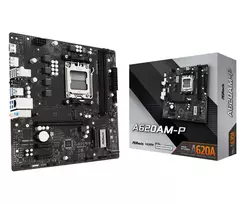 ASRock A620AM-P AMD A620 AM5 Micro ATX pagrindinė plokštė (DDR5, HDMI, DisplayPort, M.2)