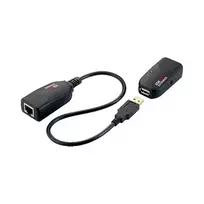 LOGILINK USB 2.0 Cat.5 ilgintuvas, 50 m, pigtail, juodas