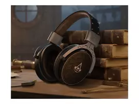 PIXMINDS LEXIP Black Flag Resynced Tatoo belaidės žaidimų ausinės (2.4GHz / Bluetooth 5.0, 50mm tvarkyklės, 25h baterija)