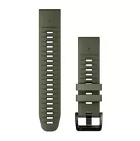 Garmin QuickFit 22mm silikoninis laikrodžio dirželis tamsiai žalias/grafitas 010-13280-07